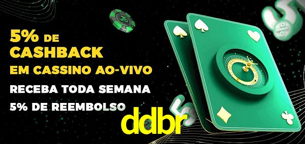 Promoções do cassino ao Vivo ddbr